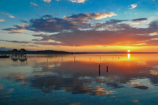 Mirror on the Lake - Horizontal Wall Art - Roberto Destarac Photography