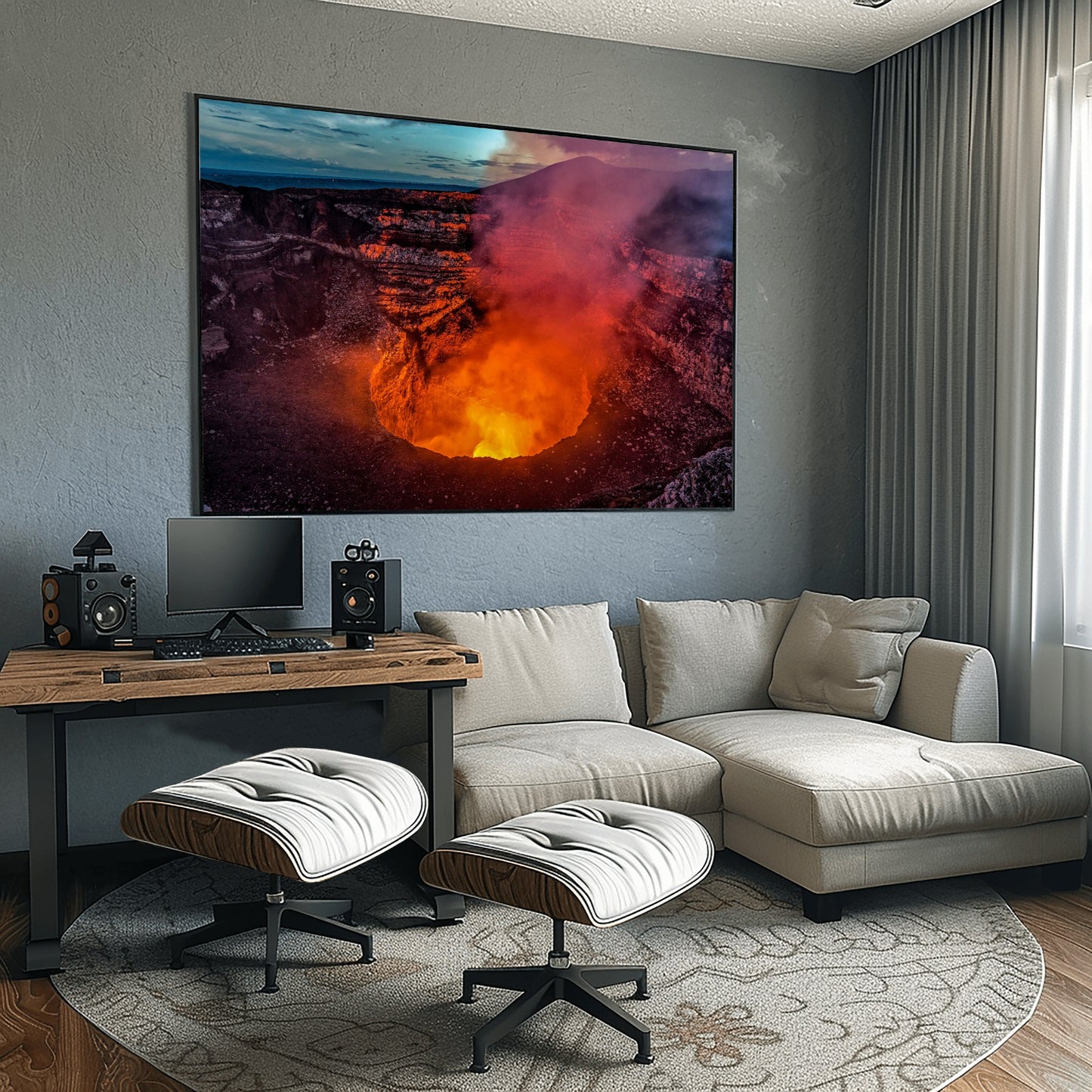 Masaya Volcano - Horizontal Wall Art