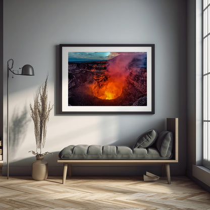 Masaya Volcano - Horizontal Wall Art