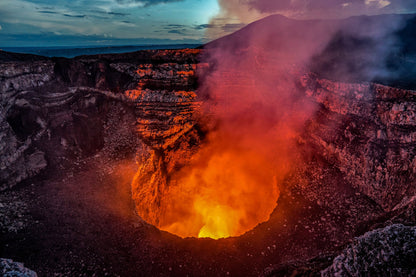 Masaya Volcano - Horizontal Wall Art