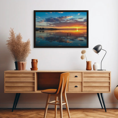 Mirror on the Lake - Horizontal Wall Art