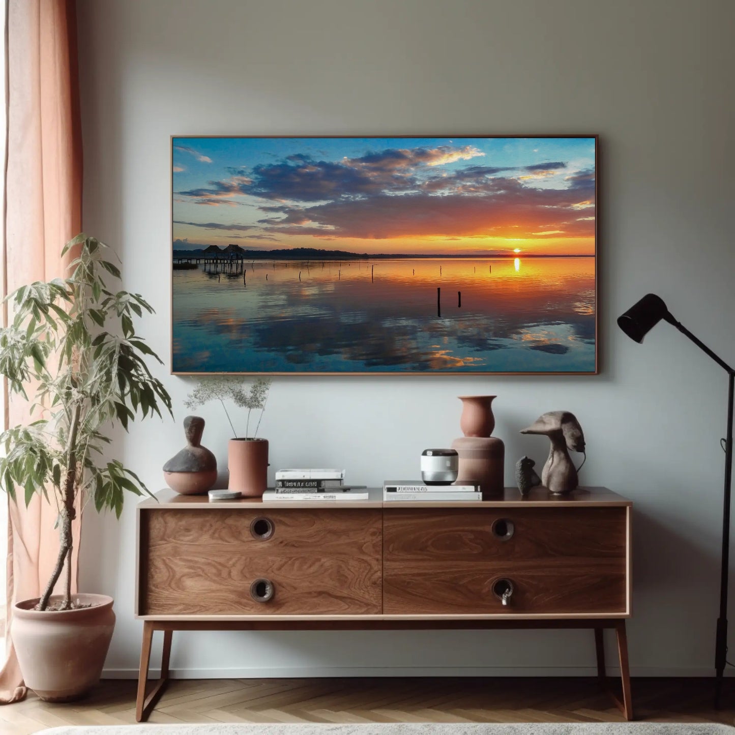 Mirror on the Lake - Horizontal Wall Art