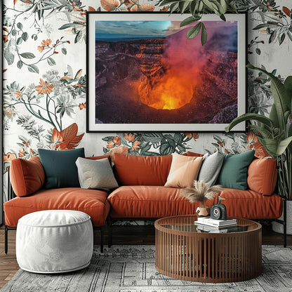 Masaya Volcano - Horizontal Wall Art