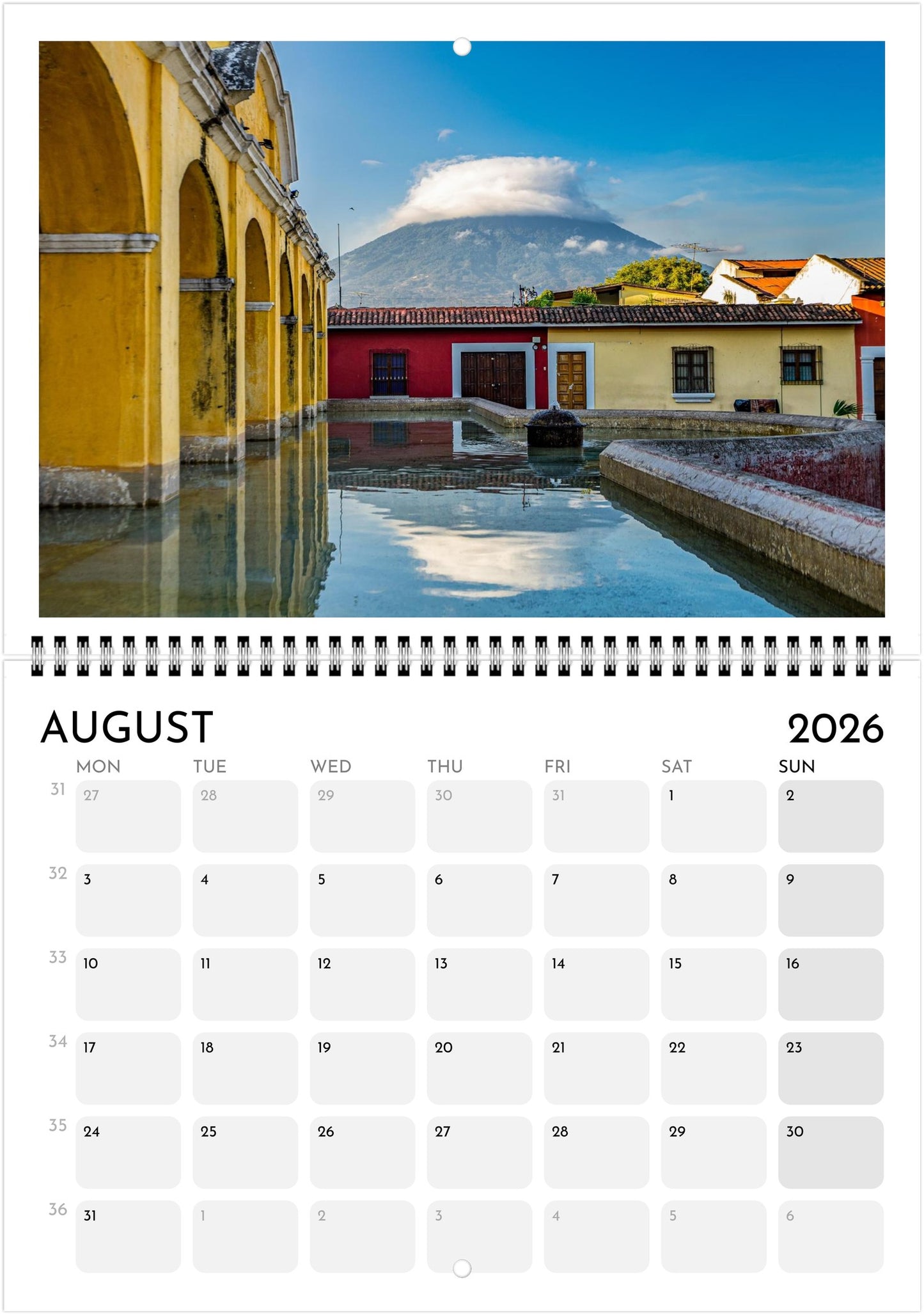 2026 Wall Calendar - Postales de mi Guate