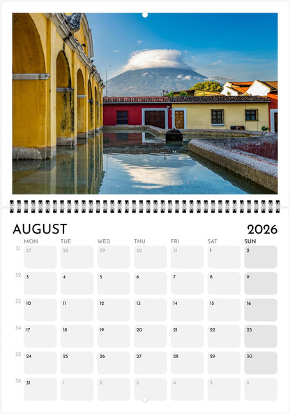2026 Wall Calendar - Postales de mi Guate
