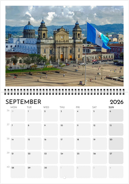 2026 Wall Calendar - Postales de mi Guate